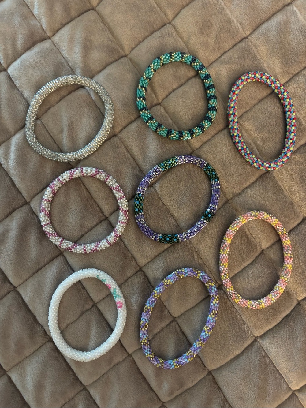 Nepal Glass Beaded Bracelets- Multicolor
